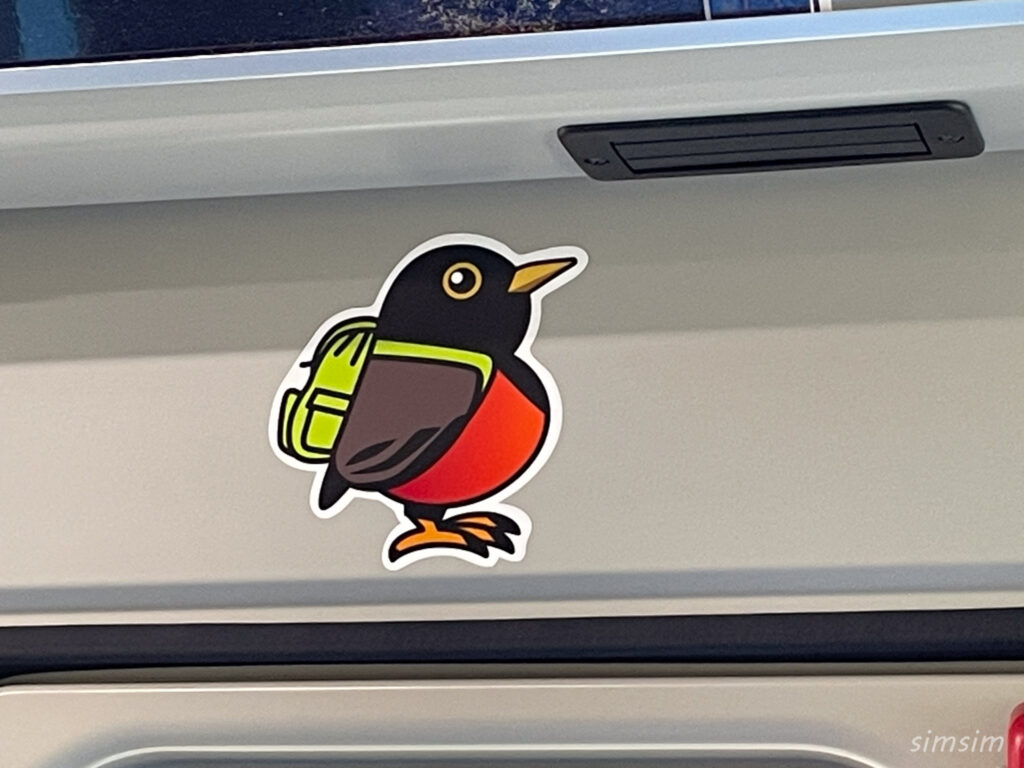 三宅島　バス　アカコッコ